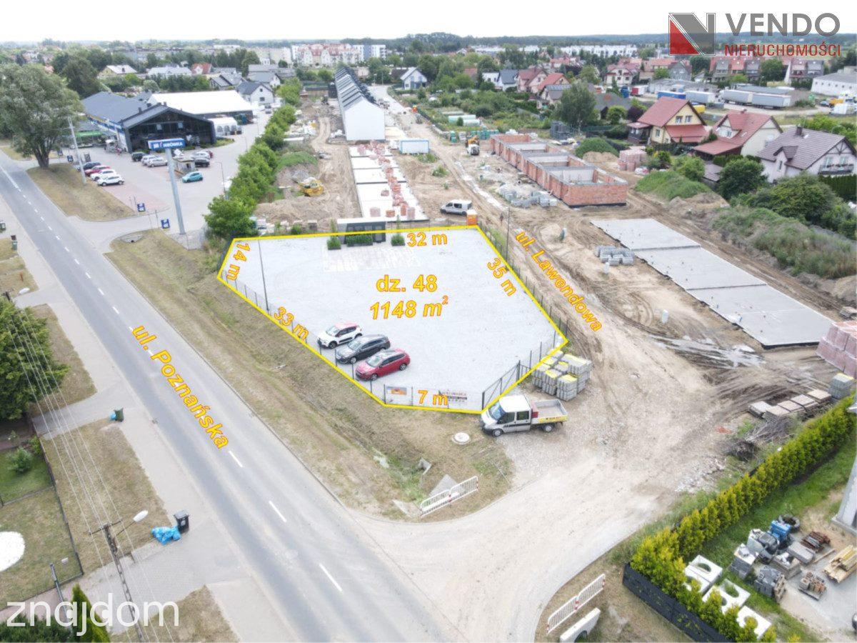 Pobiedziska działka 1148 m² | Mieszkanie + usługi
