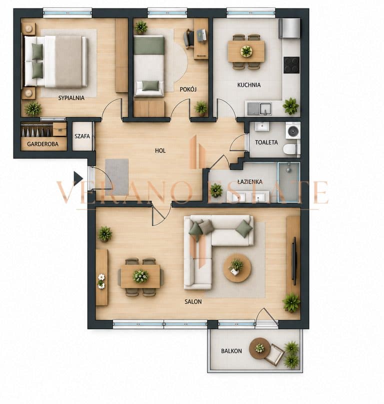 74,5 m2 I Gotowe do zamieszkania | Umeblowane - zdjęcie 20