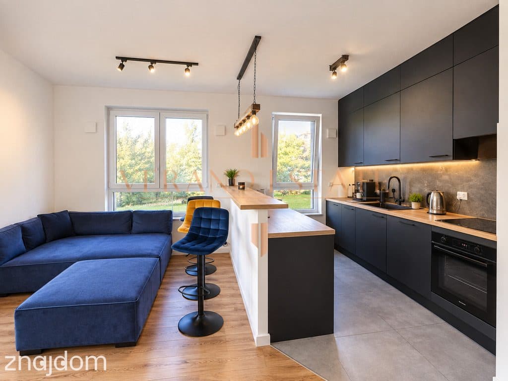 Urządzone 3 pokoje 58,28 m² z ogrodem 17 m² Włochy