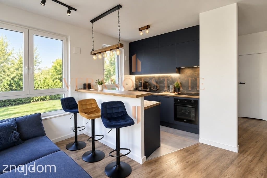 Urządzone 3 pokoje 58,28 m² z ogrodem 17 m² Włochy - zdjęcie 3