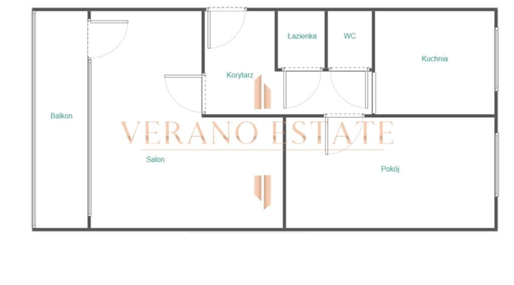 Mieszkanie z potencjałem | Duży balkon | 48m2 - zdjęcie 3