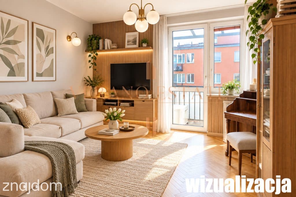 Własnościowe 3 słoneczne pokoje | balkon | 54,76m2