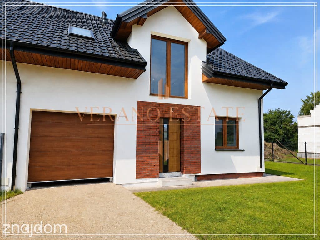 Nowy bliźniak 138 m² z garażem i ogrodem | Wiśniewo