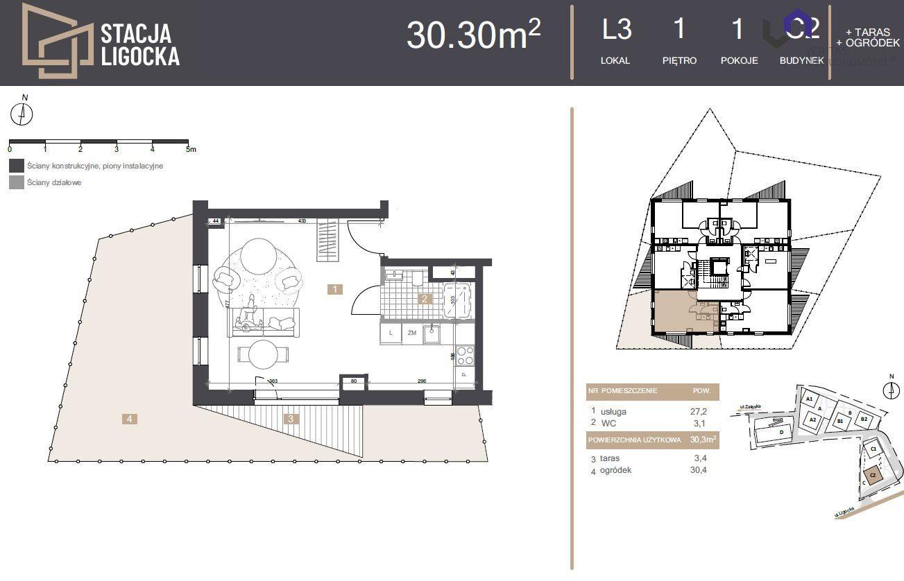 NOWE MIESZKANIA. 1 POKój OGRÓDEK 30,4M2 23% VAT! - zdjęcie 2