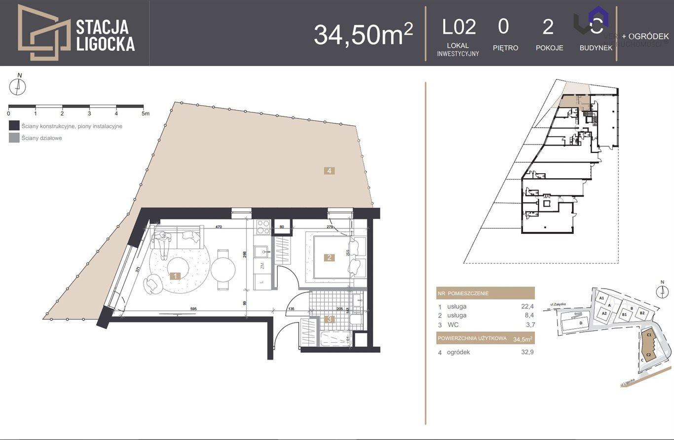 NOWE MIESZKANIA. 2 POKÓJ  OGRÓDEK 32,9m2  23% VAT! - zdjęcie 5