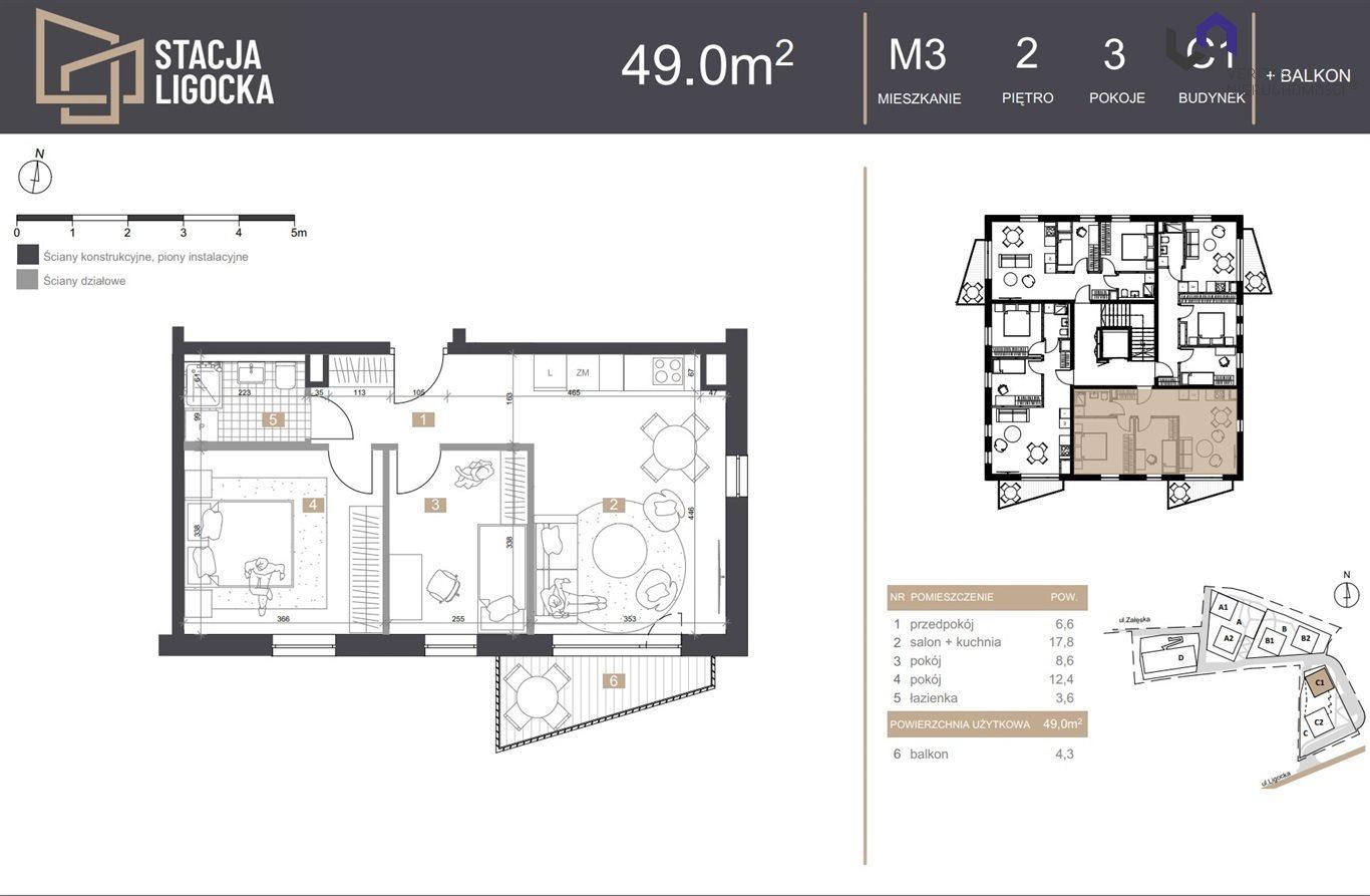 NOWE MIESZKANIA. 3 POKOJE!  BALKON! - zdjęcie 9