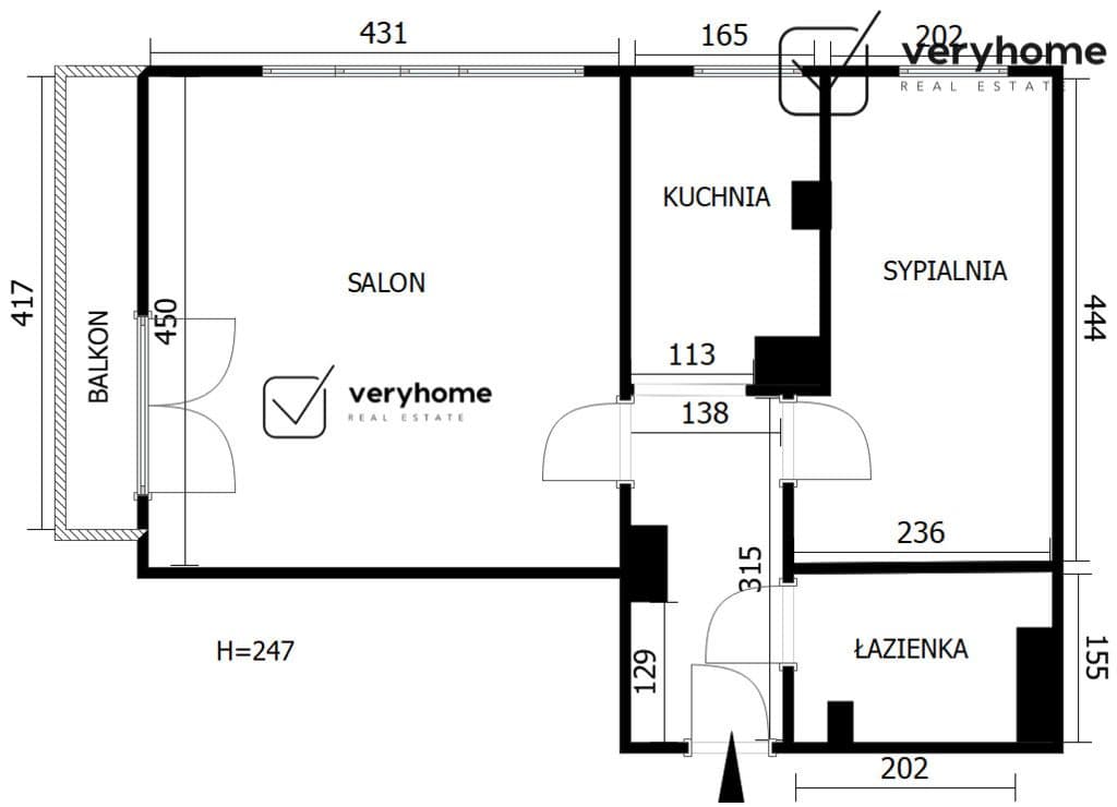 2 pokoje z oddzielną kuchnią, loggia, piwnica - zdjęcie 9