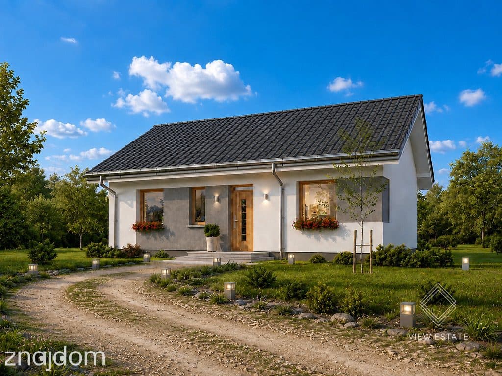 Dom parterowy | 68 m2 | 500 m działka | przy lesie