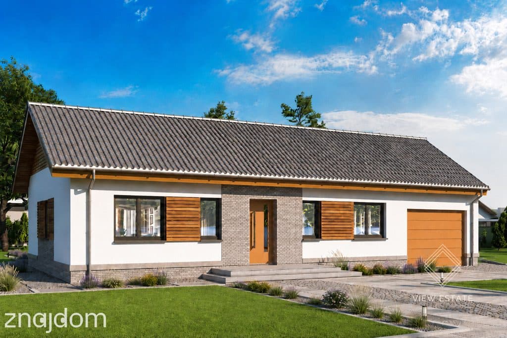 Nowoczesny dom pod lasem| 107 m² | działka 1000 m²