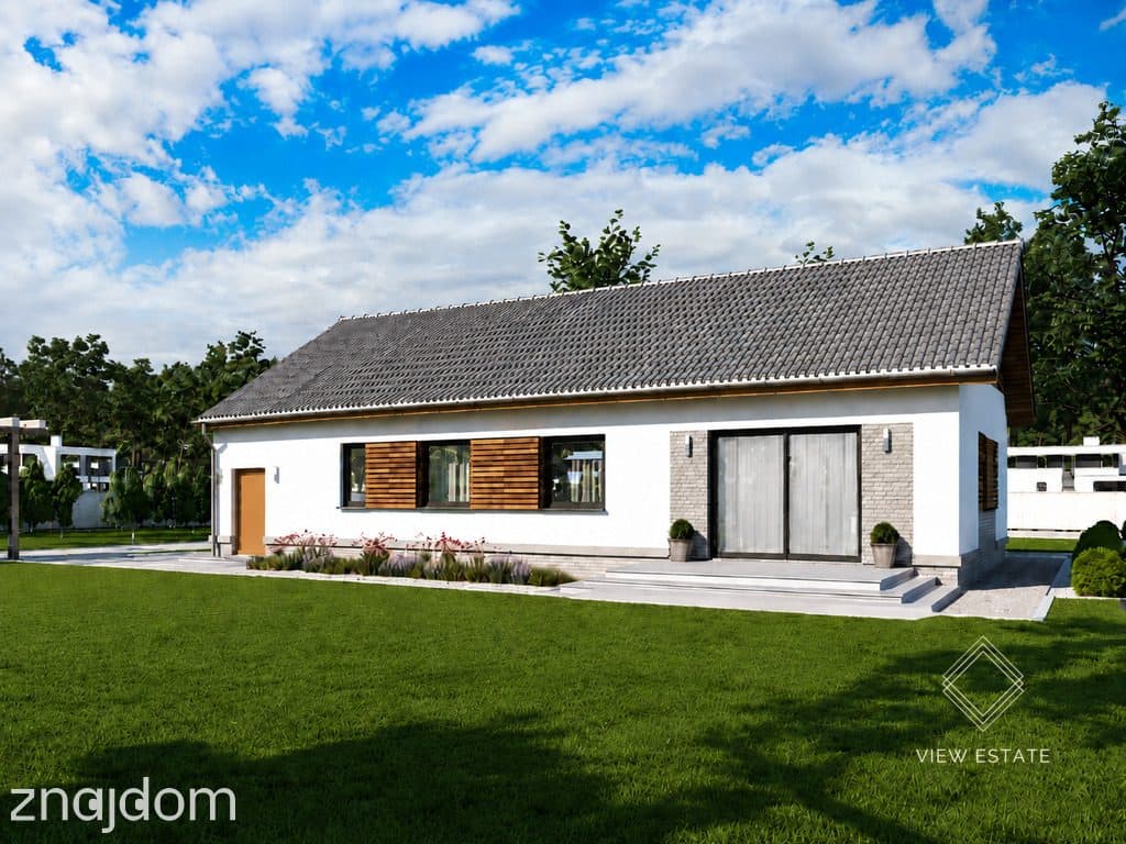 Nowoczesny dom pod lasem| 107 m² | działka 1000 m² - zdjęcie 2