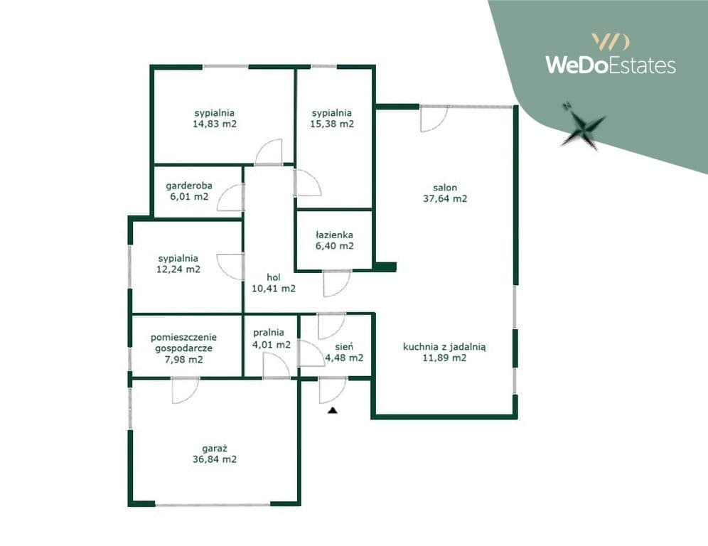 Parterowy | 4pok | działka 1249 m² | wygodny układ - zdjęcie 20