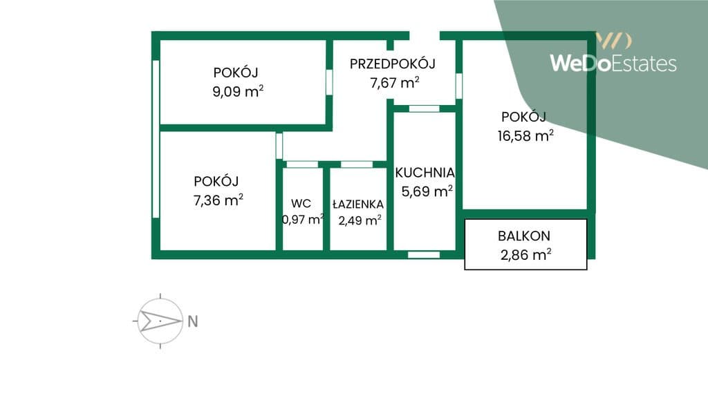3 pokoje przy metro Księcia Januszu! Wola! - zdjęcie 13