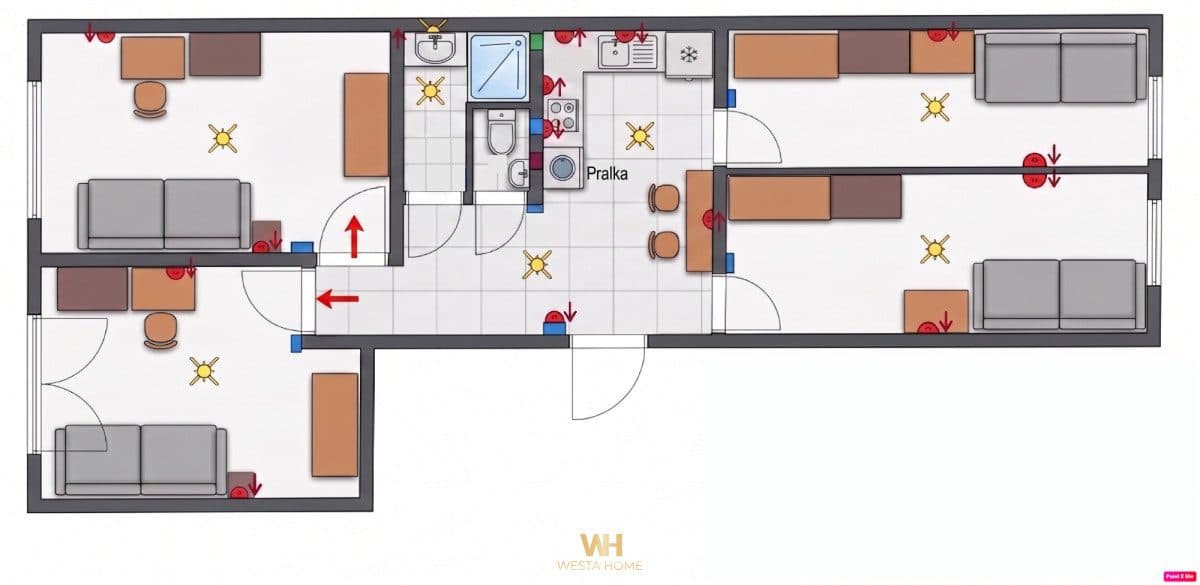 3 pokoje I Dwustronne I UKSW i AWF - zdjęcie 16
