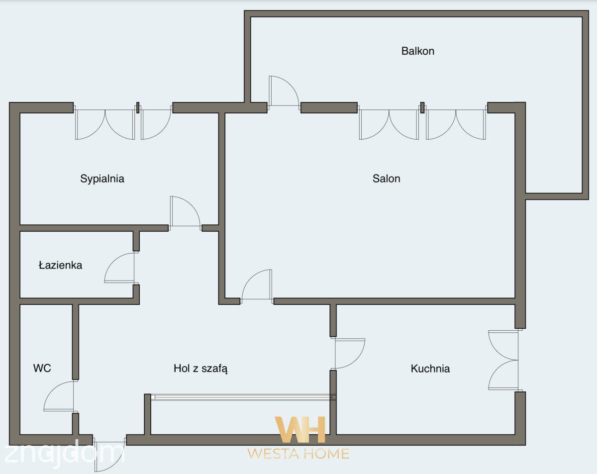 Dwa pokoje, duży balkon, Forty Bema. - zdjęcie 14