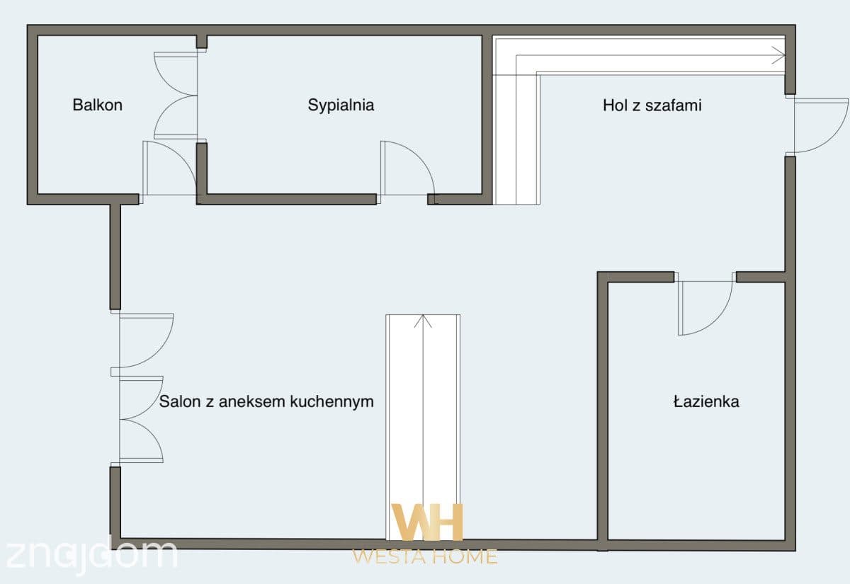 Dwa pokoje, balkon, miejsce parkingowe. Gocław. - zdjęcie 14