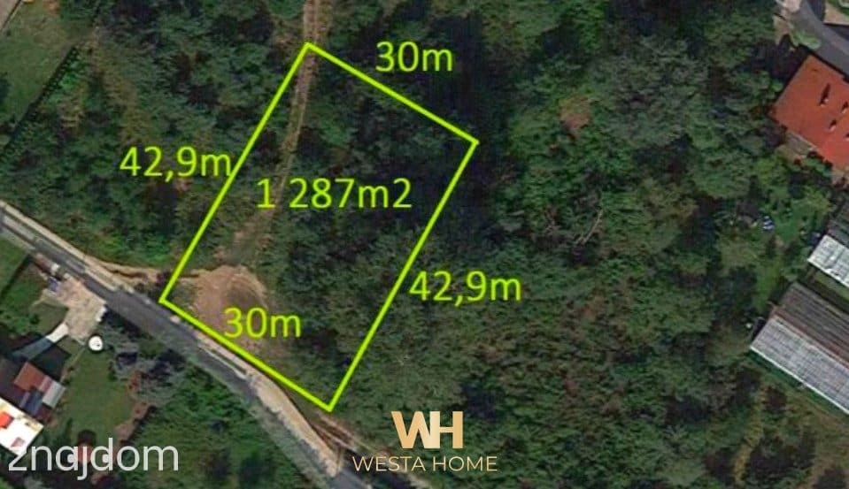 Miejsce na DOM * działka 1287 M2* MICHAŁÓW REGINÓW - zdjęcie 7