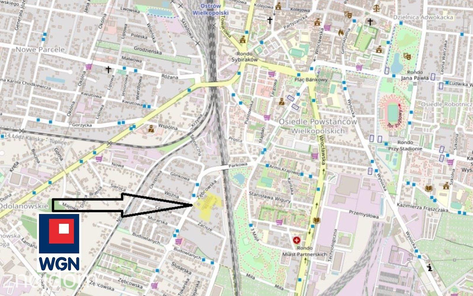 Grunt budowlany jednorodzinny na sprzedaż Ostrów Wielkopolski - Działka budowlana Ostrów Os. Zębców-Zacisze - zdjęcie 5