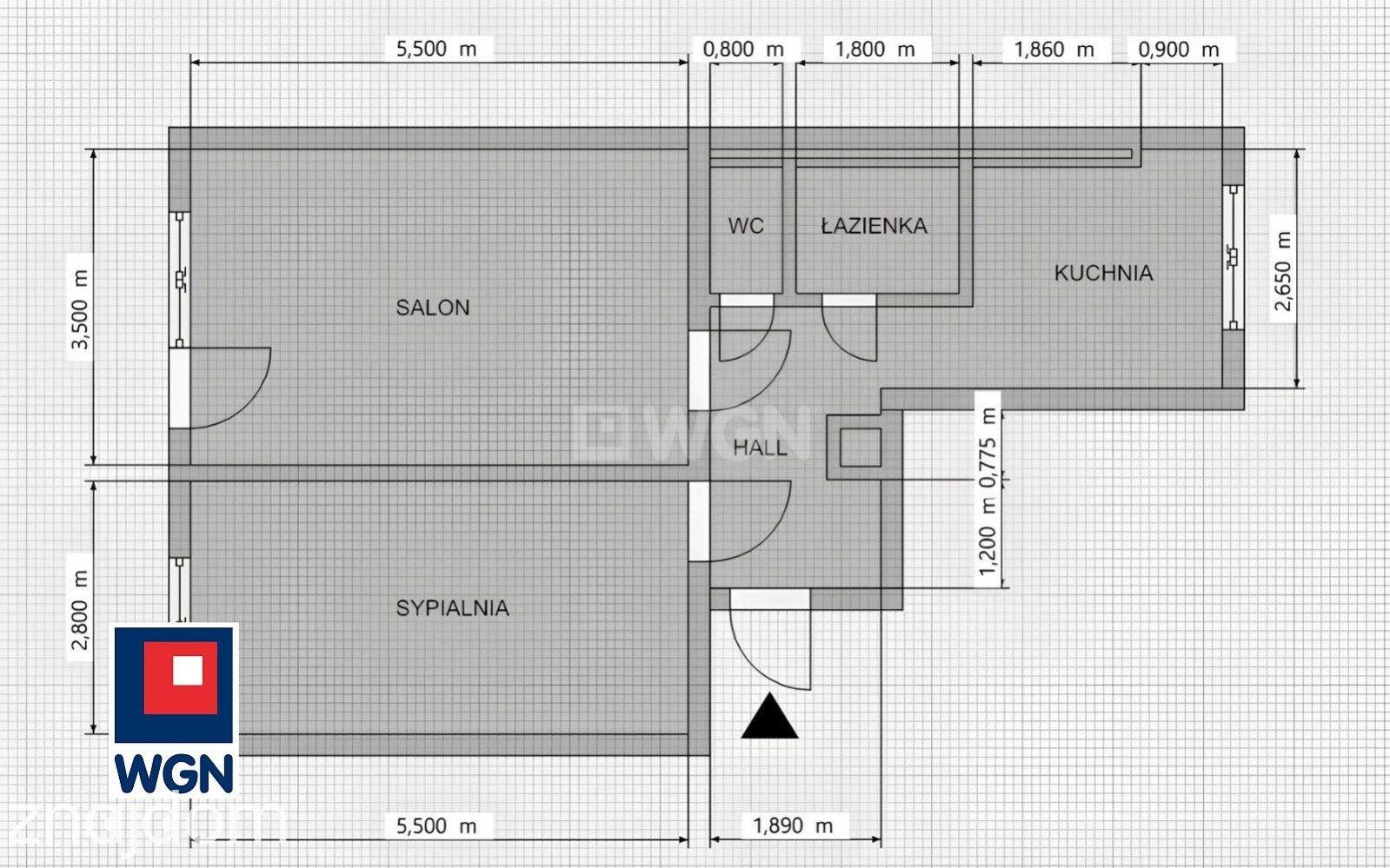 Mieszkanie na sprzedaż Białystok - 2-pokojowe mieszkanie z balkonem - blisko centrum | ul. Zwierzyniecka, Białystok