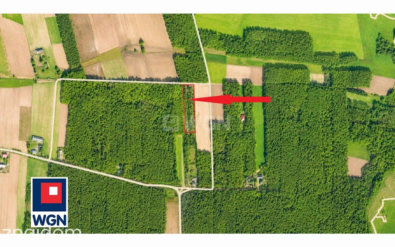Grunt budowlany jednorodzinny na sprzedaż Godziesze Wielkie - Działka przy lesie