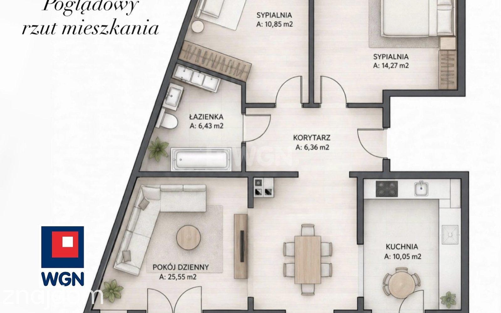 Mieszkanie na sprzedaż Plewiska