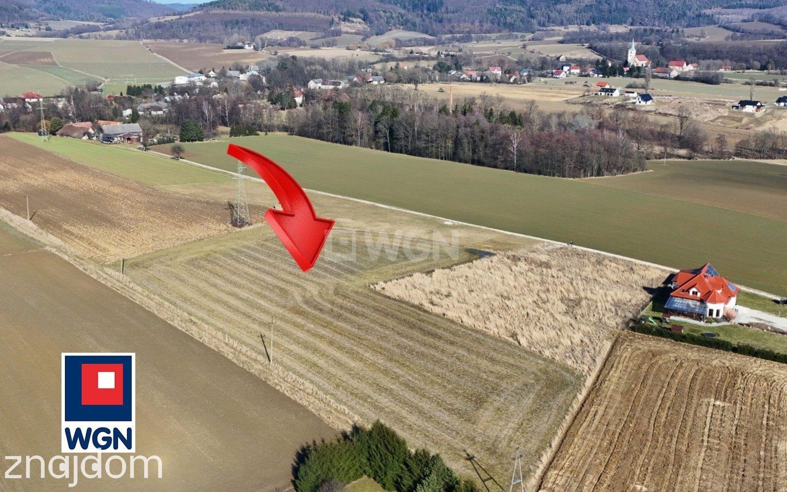 Grunt budowlany jednorodzinny na sprzedaż Stary Waliszów - Działka z panoramicznym widokiem. - zdjęcie 2