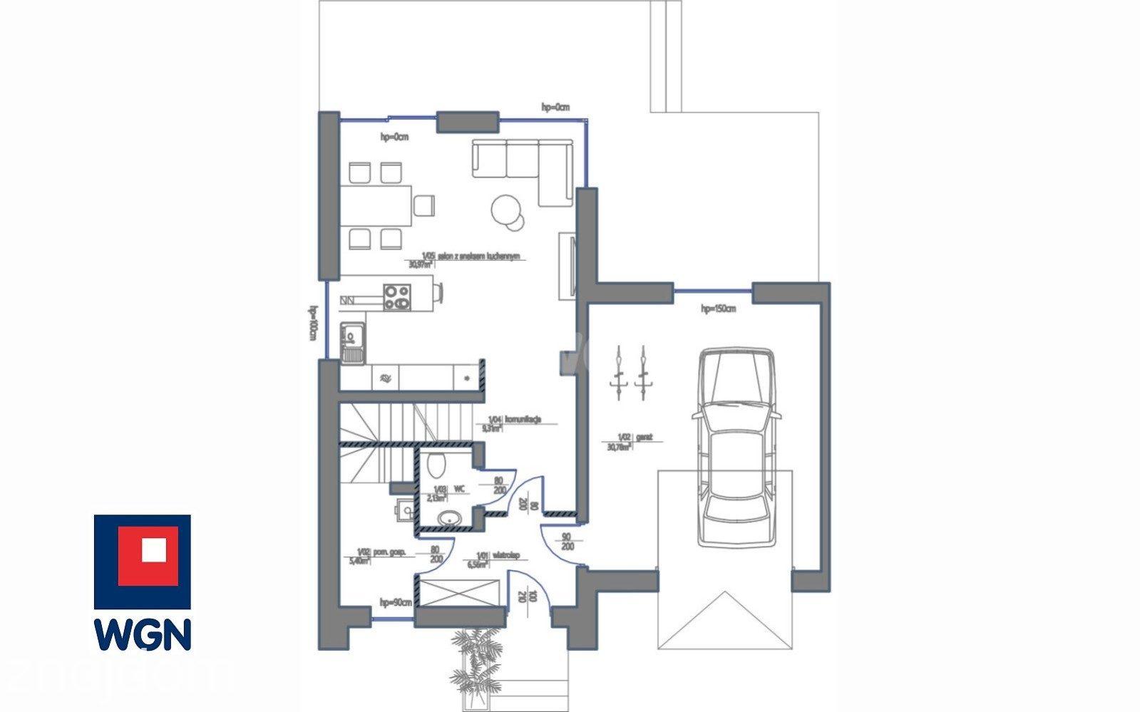 Dom na sprzedaż Kębłowo - DOM PREMIUM 166 m2 | GARAŻ DWUSTANOWISKOWY | DZIAŁKA OK. 405 m2 - zdjęcie 10