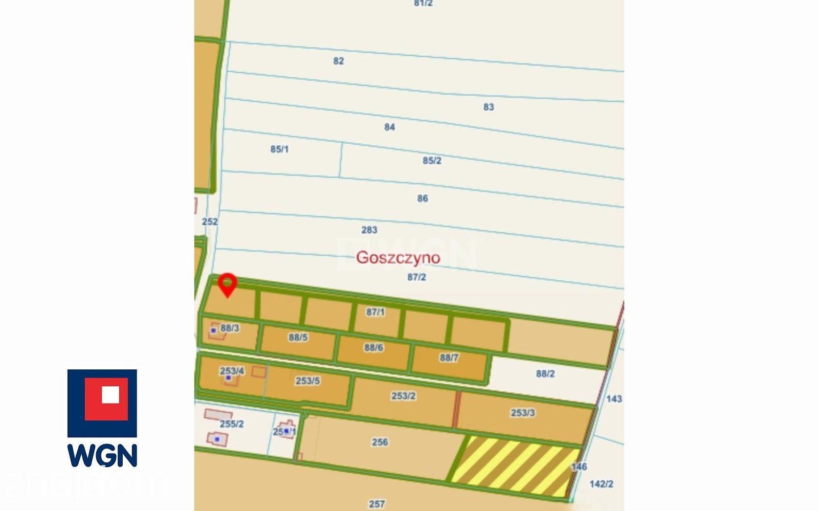 Grunt budowlany jednorodzinny na sprzedaż Goszczyno - Goszczyno, gm. Krokowa - Działka z WZ po ok. 1000 m2 - zdjęcie 2