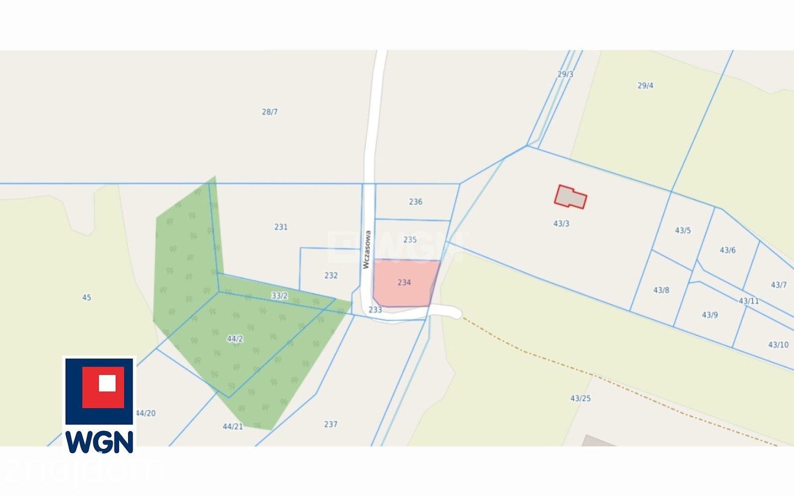 Grunt budowlany jednorodzinny na sprzedaż Łebieńska Huta - Łebieńska Huta działka budowlana 1000 m2 przy jeziorze