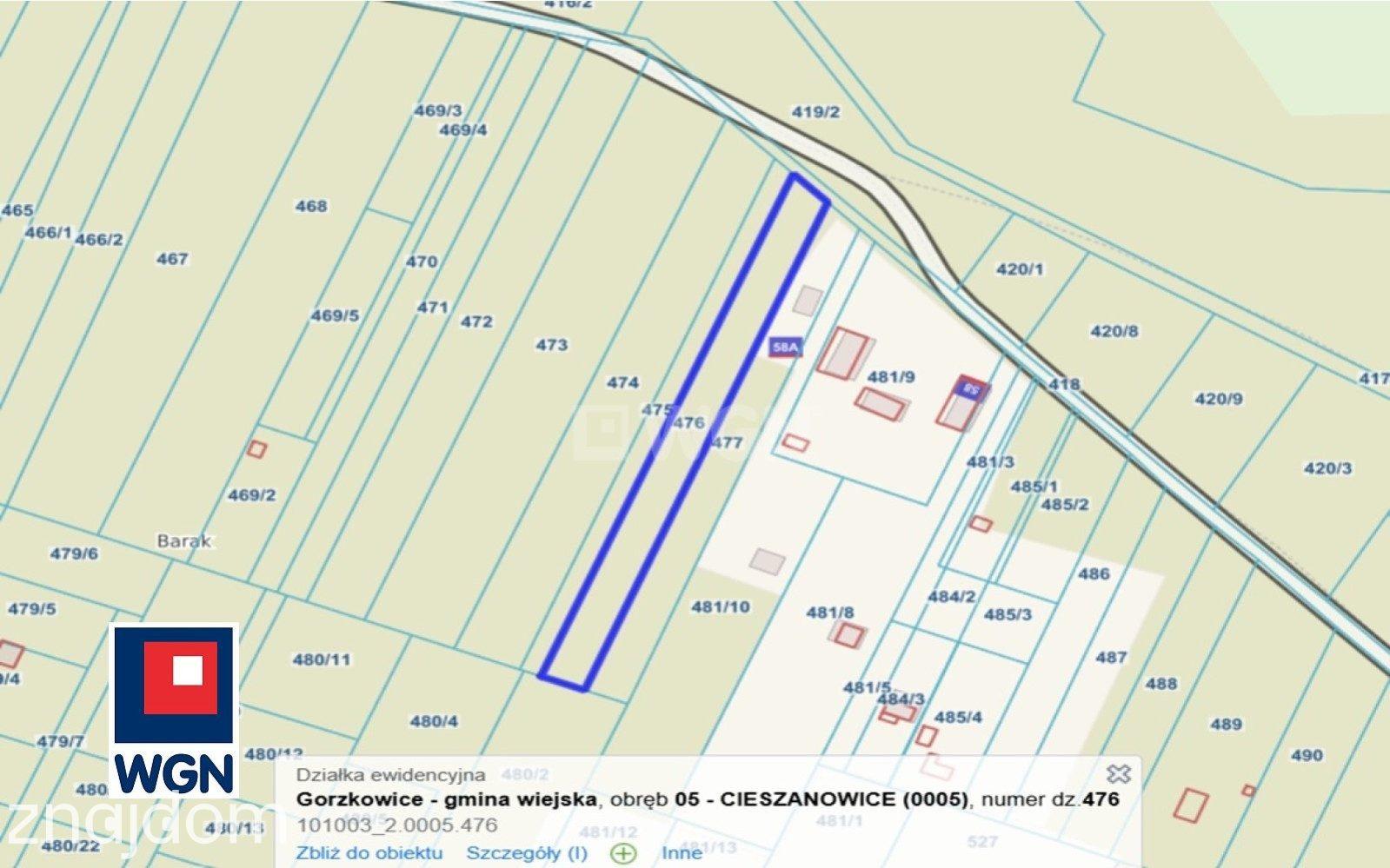 Grunt budowlany jednorodzinny na sprzedaż Cieszanowice - Piękna działka przy Zalewie Cieszanowice - zdjęcie 3
