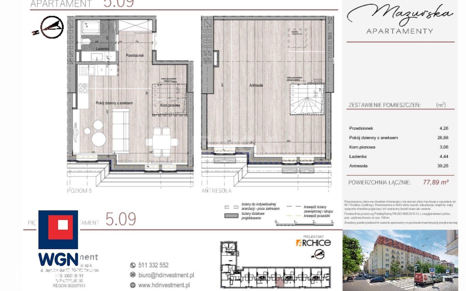 Mieszkanie na sprzedaż Szczecin - Centrum nowe mieszkanie z windą tarasem - zdjęcie 16