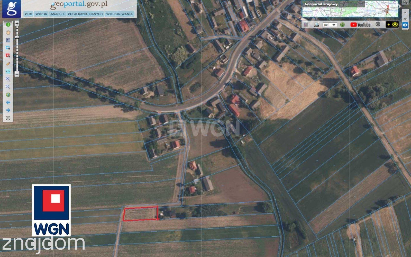 Działka na sprzedaż Toplin