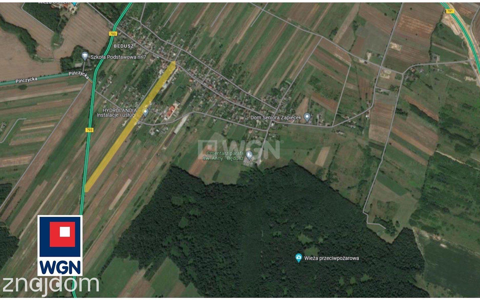Grunt bez warunków zabudowy na  sprzedaż Myszków - Działki 21686m2 na sprzedaż Myszków, Będusz woj śląskie. - zdjęcie 3