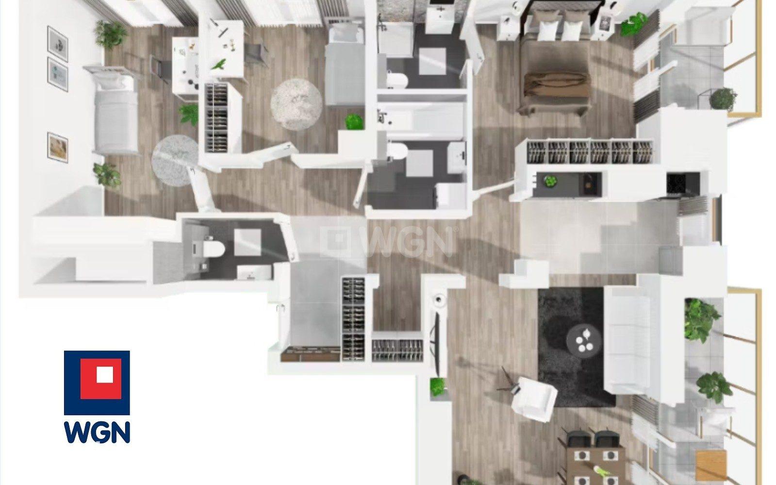 Mieszkanie na sprzedaż Wrocław - Nowoczesny apartament 4-pokojowy 86,41 m2 z dwoma balkonami i wyjątkowym widokiem na Odrę oraz tereny zielone - nowa inwestycja we Wrocławiu. - zdjęcie 3