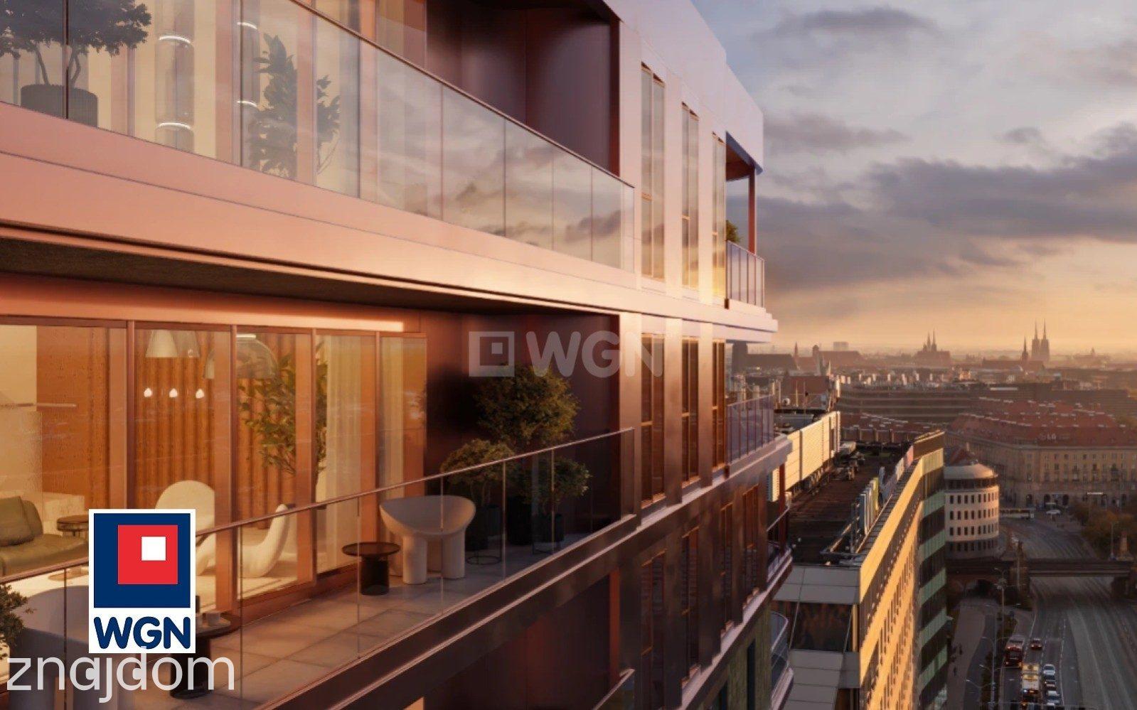 Mieszkanie na sprzedaż Wrocław - Stylowy apartament premium 2-pokojowy z tarasem i loggią - 72,80 m2 - 15 piętro - Prestiżowa inwestycja w centrum Wrocławia. - zdjęcie 12