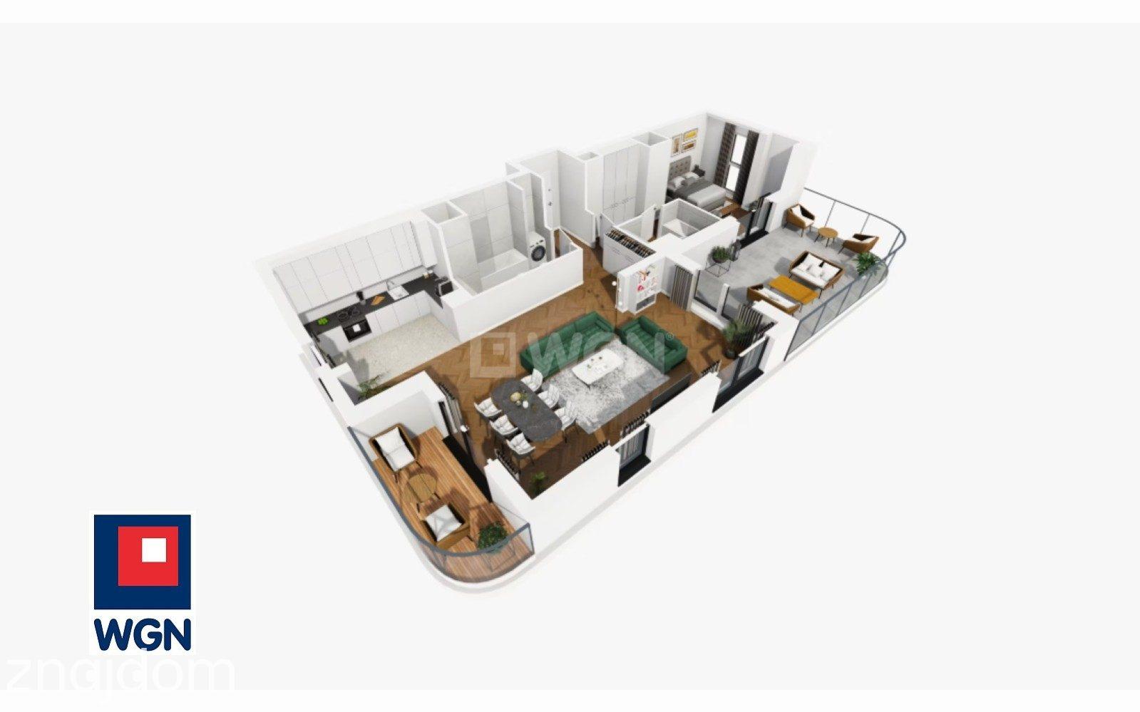 Mieszkanie na sprzedaż Wrocław - Stylowy apartament premium 2-pokojowy z tarasem i loggią - 72,80 m2 - 15 piętro - Prestiżowa inwestycja w centrum Wrocławia. - zdjęcie 10
