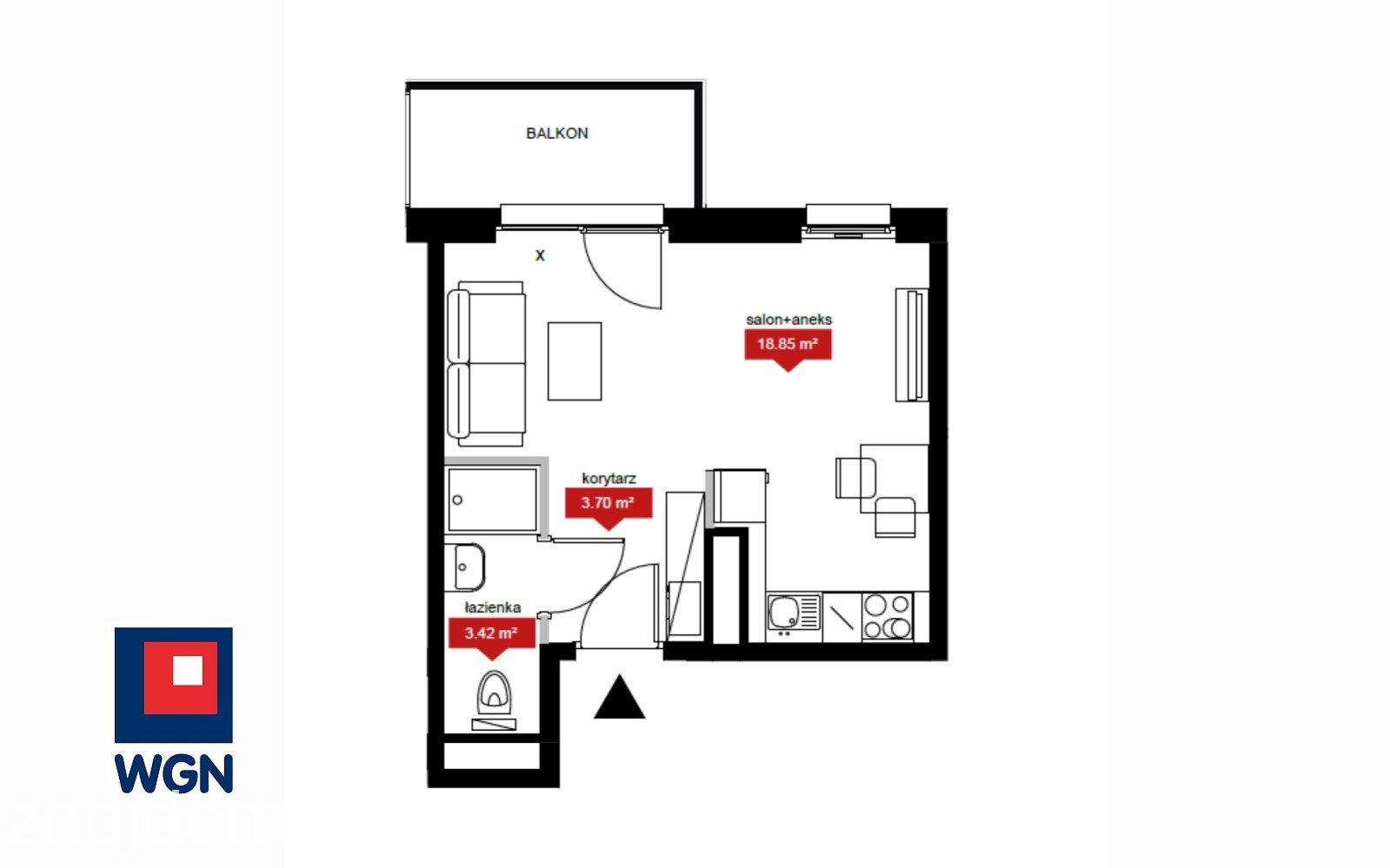 Mieszkanie na sprzedaż Wrocław - Kompaktowy apartament klasy premium z balkonem - idealny do zamieszkania lub inwestycji. - zdjęcie 3