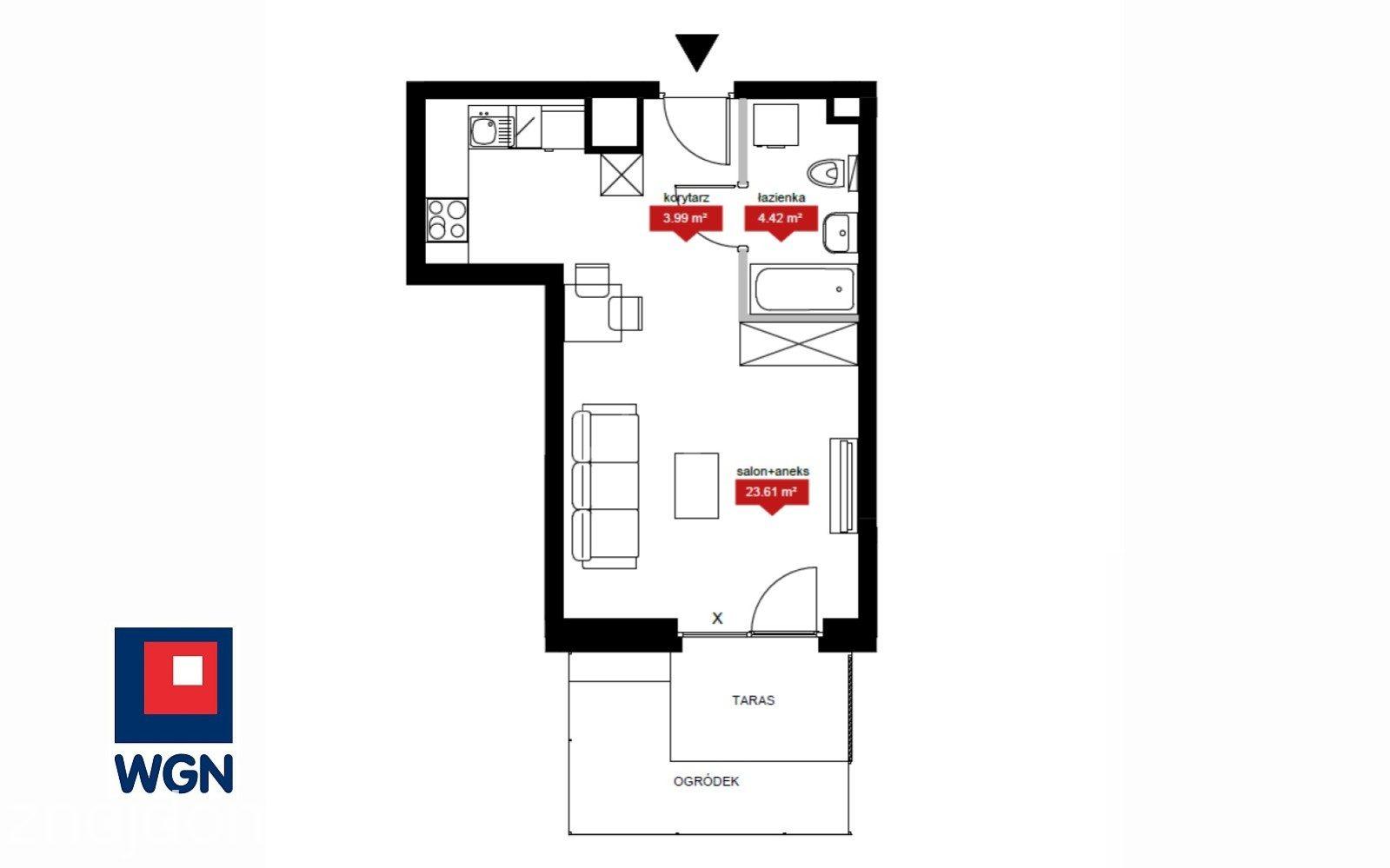 Mieszkanie na sprzedaż Wrocław - Kompaktowy apartament premium z ogródkiem - nowoczesny standard w centrum Wrocławia. - zdjęcie 2