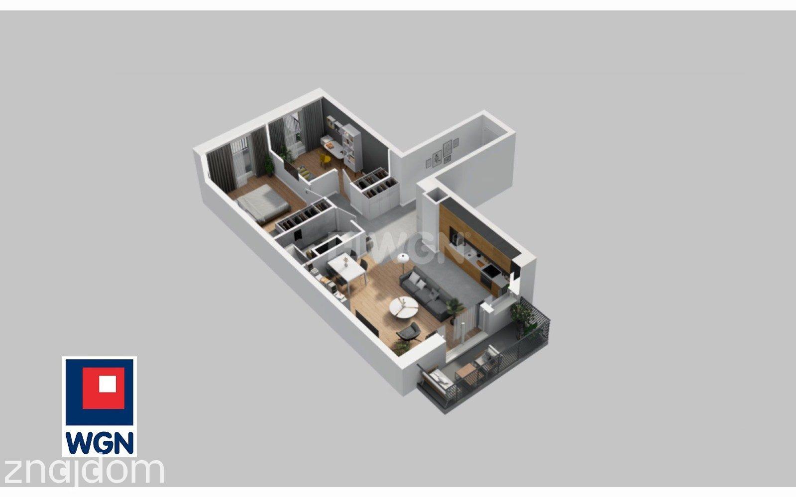 Mieszkanie na sprzedaż Wrocław - Przestronny apartament premium z 2 balkonami - 73,20 m2 - Blisko Rynku Wrocławia - 3 pokoje. - zdjęcie 2