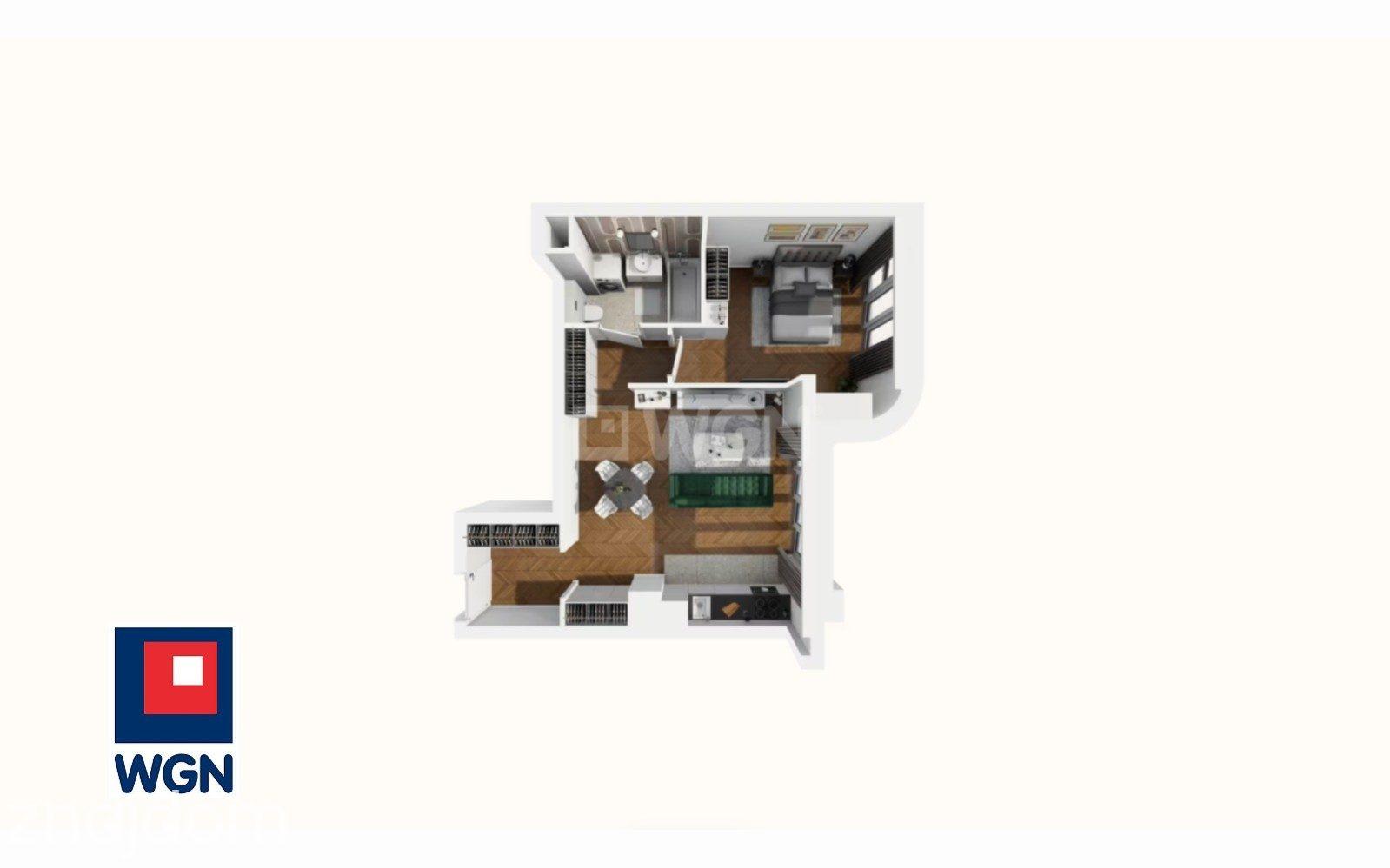 Mieszkanie na sprzedaż Wrocław - Nowoczesny apartament 2-pokojowy Premium - 48,49 m? - Centrum Wrocławia. - zdjęcie 9