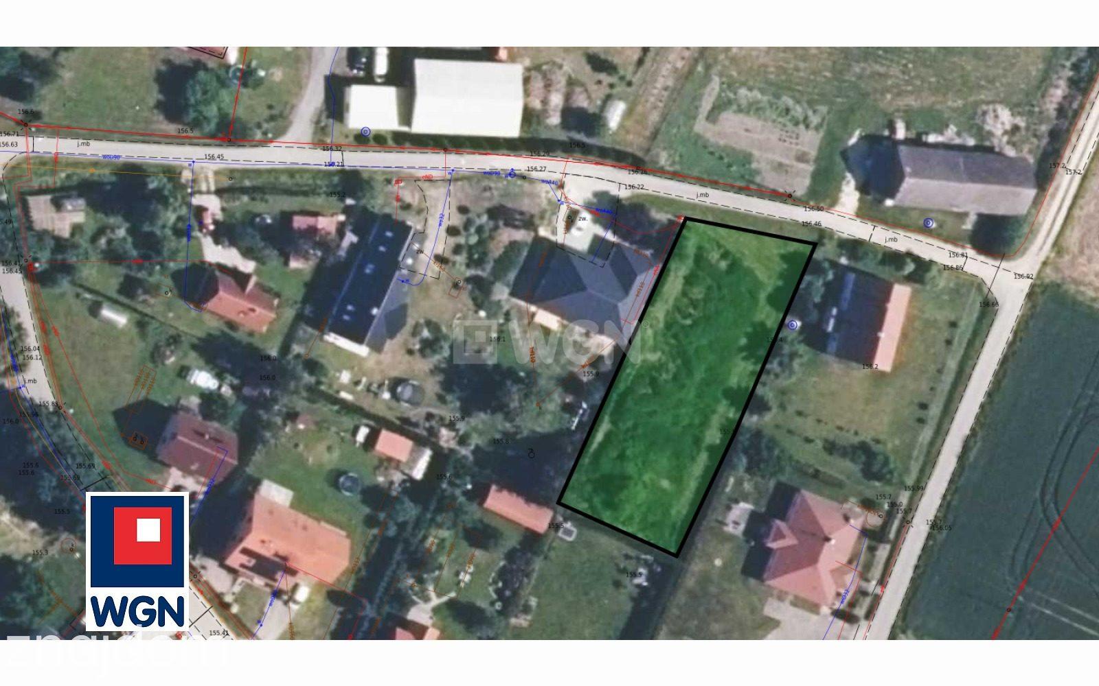 Grunt budowlany jednorodzinny na  sprzedaż Godzieszowa - DZIAŁKA BUDOWLANA 1212 m2 - GODZIESZOWA - MPZP - MN - BLISKO WROCŁAWIA -PKP - KOMUNIKACJA AGLOMERACYJNA. - zdjęcie 5