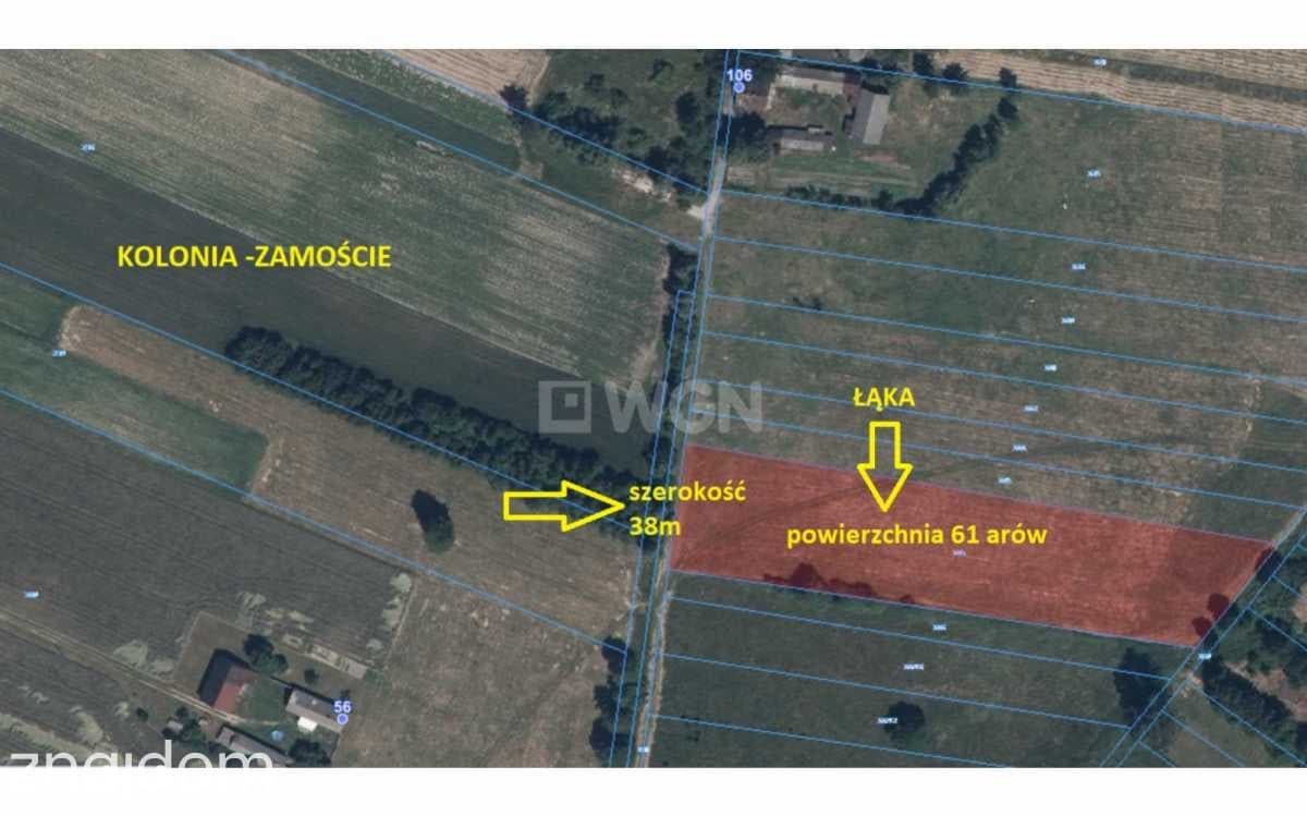 Działka na sprzedaż Zamoście-Kolonia