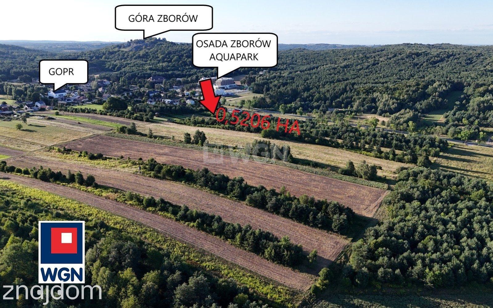 Grunt budowlany jednorodzinny na  sprzedaż Podlesice - Piękna działka z widokiem na górę Zborów - zdjęcie 10