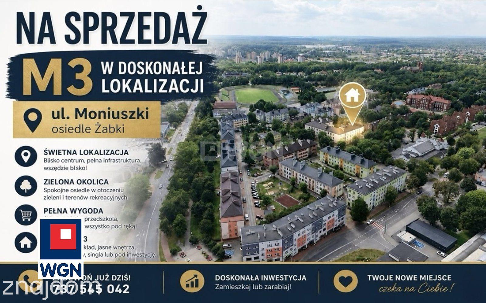 Mieszkanie na sprzedaż Zawiercie - M3 z niskim czynszem w doskonałej lokalizacji - osiedle Żabki - zdjęcie 9