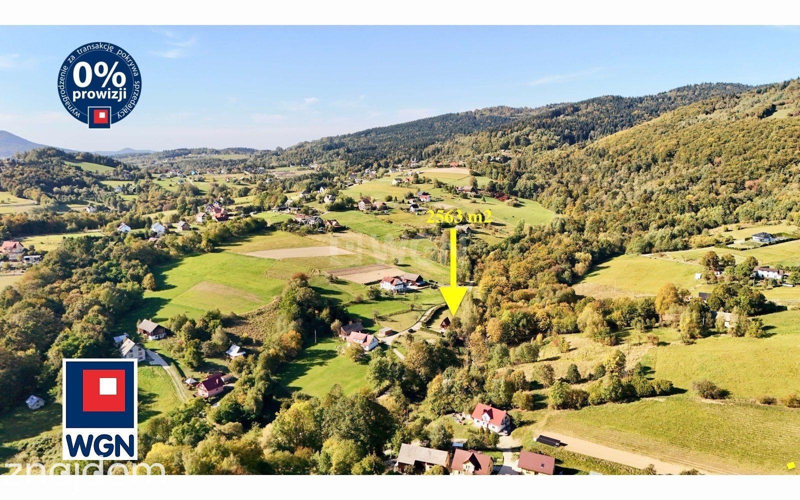 Grunt budowlany jednorodzinny na sprzedaż Limanowa - Działka 2563 m2 z domkiem BRDA - Makowica, Beskid Wyspowy. - zdjęcie 19