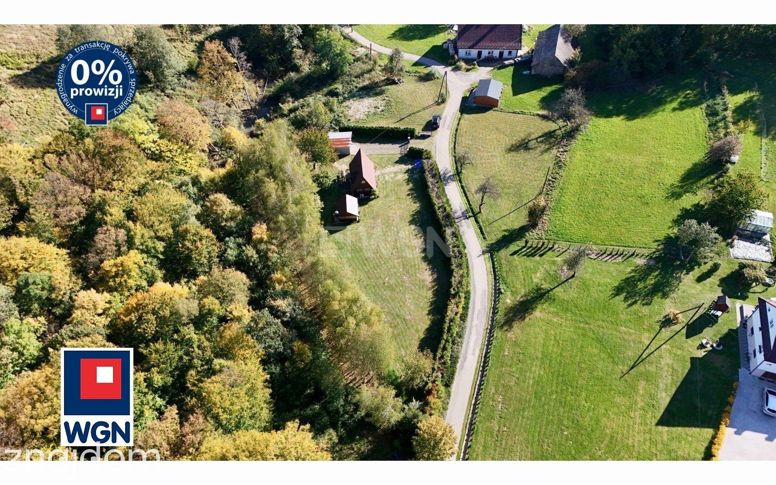 Grunt budowlany jednorodzinny na sprzedaż Limanowa - Działka 2563 m2 z domkiem BRDA - Makowica, Beskid Wyspowy. - zdjęcie 17