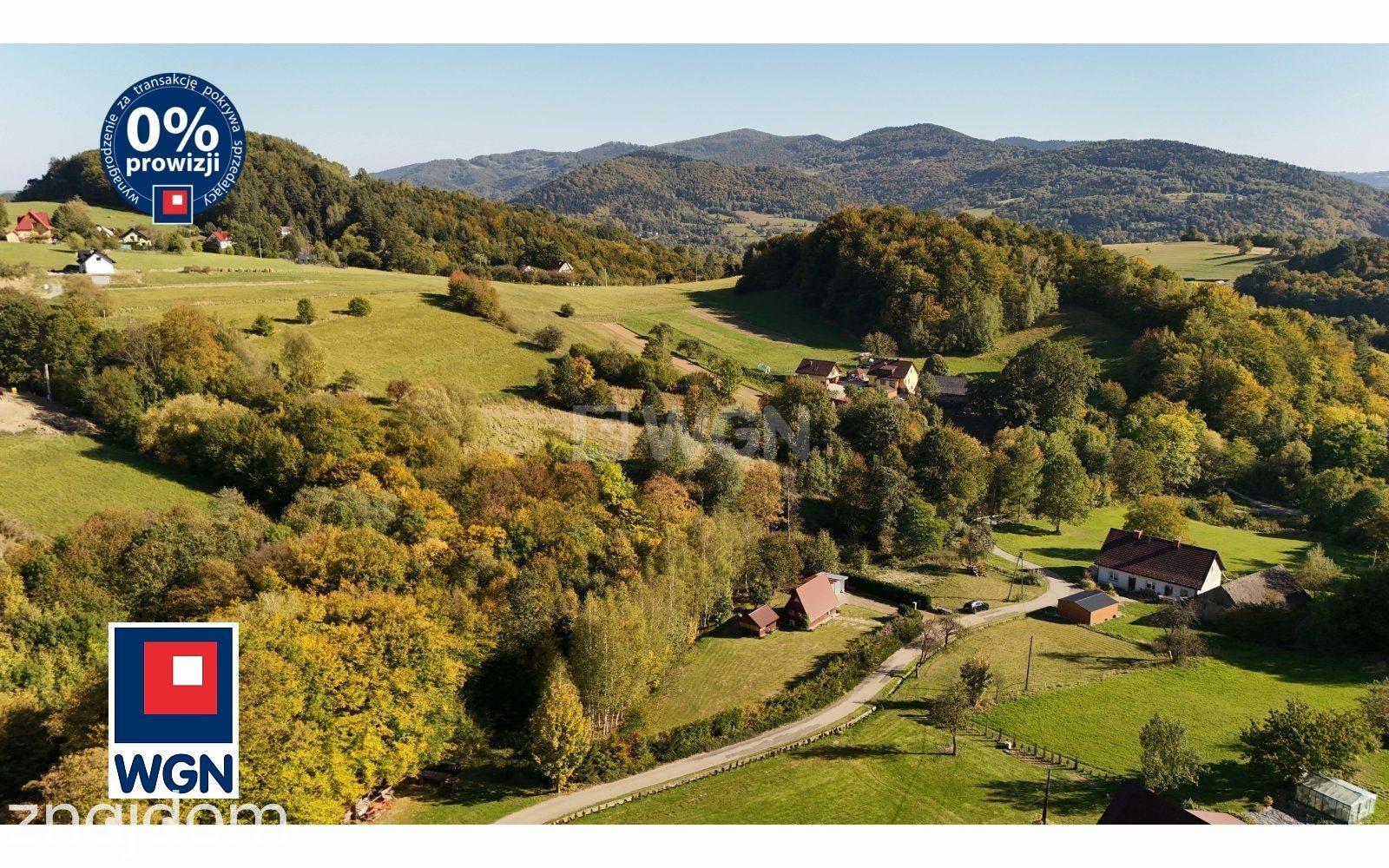 Grunt budowlany jednorodzinny na sprzedaż Limanowa - Działka 2563 m2 z domkiem BRDA - Makowica, Beskid Wyspowy. - zdjęcie 16