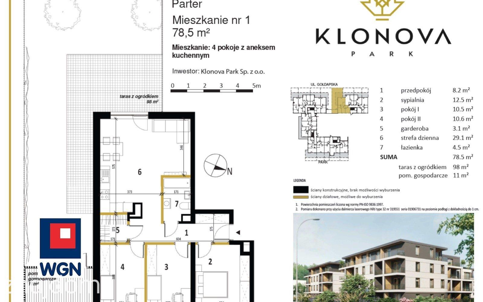 Mieszkanie na sprzedaż Olecko - Klonova Park | 4 przestronne pokoje | ogród 98 m2 | wiata gospodarcza - zdjęcie 9