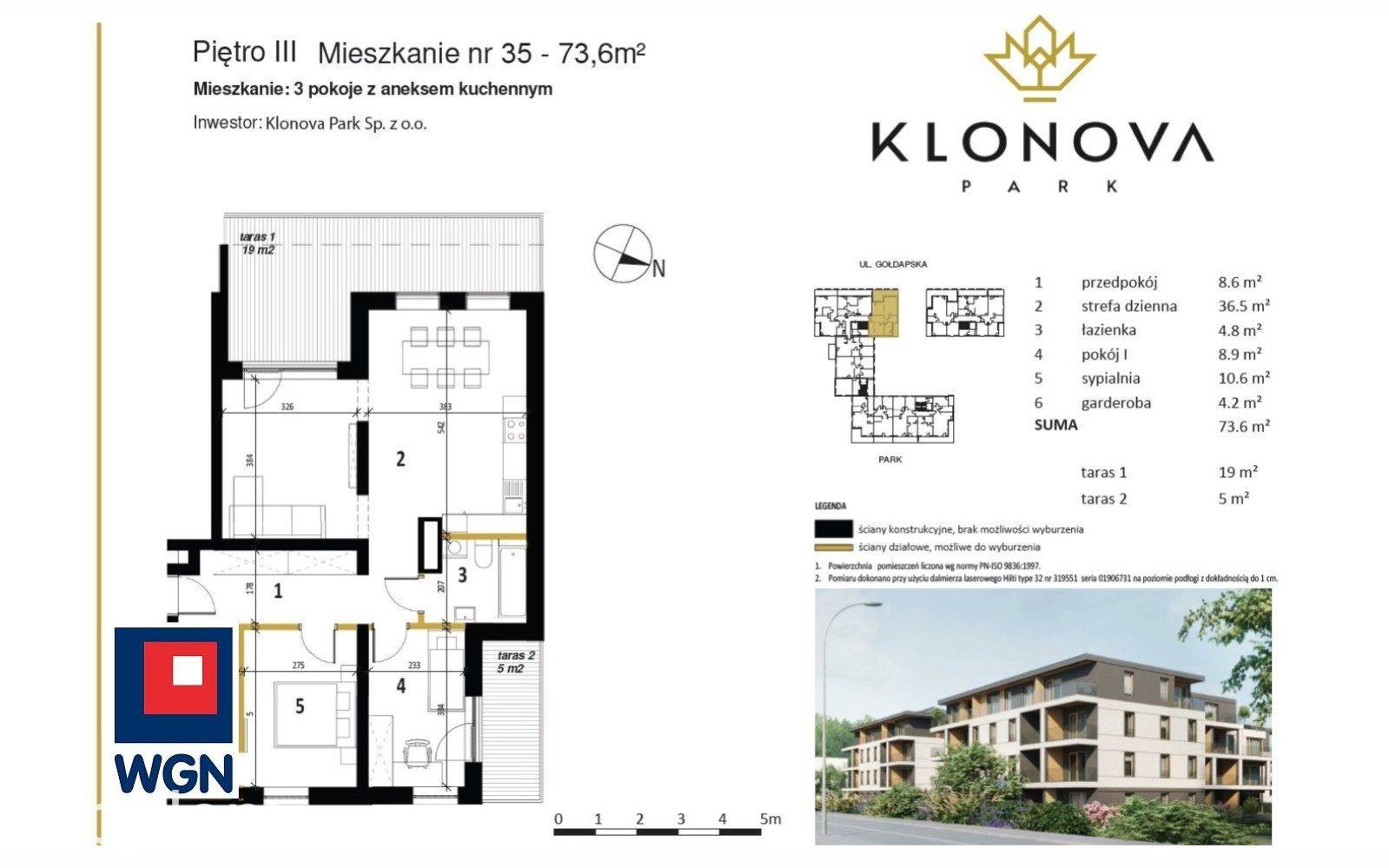 Mieszkanie na sprzedaż Olecko - REZERWACJA | Klonova Park | komfortowy apartament nad jeziorem | 74m2 | 2 TARASY o pow. 24 m2 | - zdjęcie 17