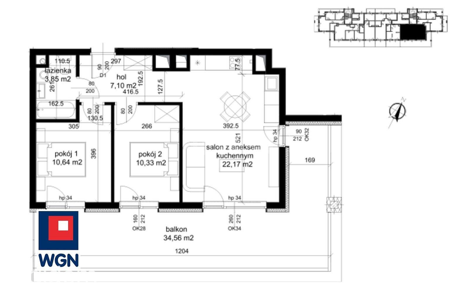 Mieszkanie na  sprzedaż Łęczna - Nowe 3-pokojowe mieszkanie 54,09 m2 na nowoczesnym osiedlu - dla rodziny. - zdjęcie 9