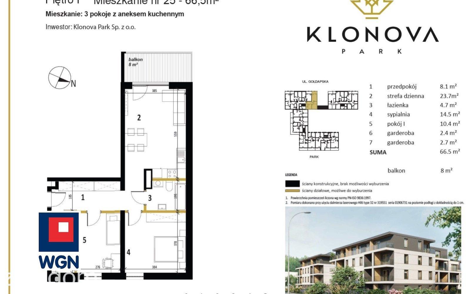 Mieszkanie na sprzedaż Olecko - Klonova Park | Nowoczesny apartament wykończony pod klucz | 66,5 m2 - zdjęcie 6